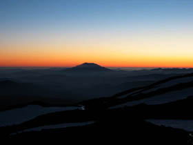 Sunset From Mt. Adams