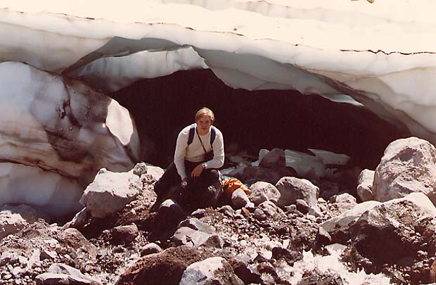 Bob At The Back Of The Glacier